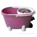 The best selling Magic spin mop, mop bucket ZY-16 with four drive.